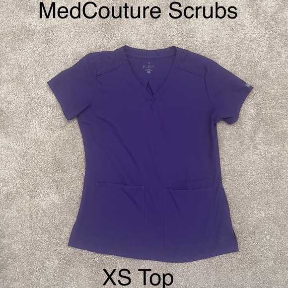 Med Couture Purple Scrub Set - Picture 2 of 3
